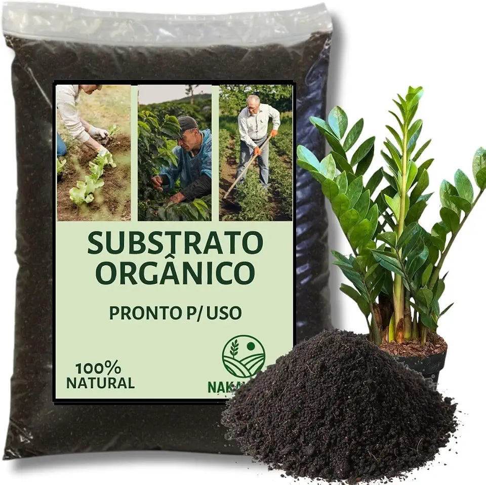 Substrato Orgânico Para Zamioculca Terra Adubada Nutritiva Pronta Para Uso Enraizamento Premium (5 Kg)