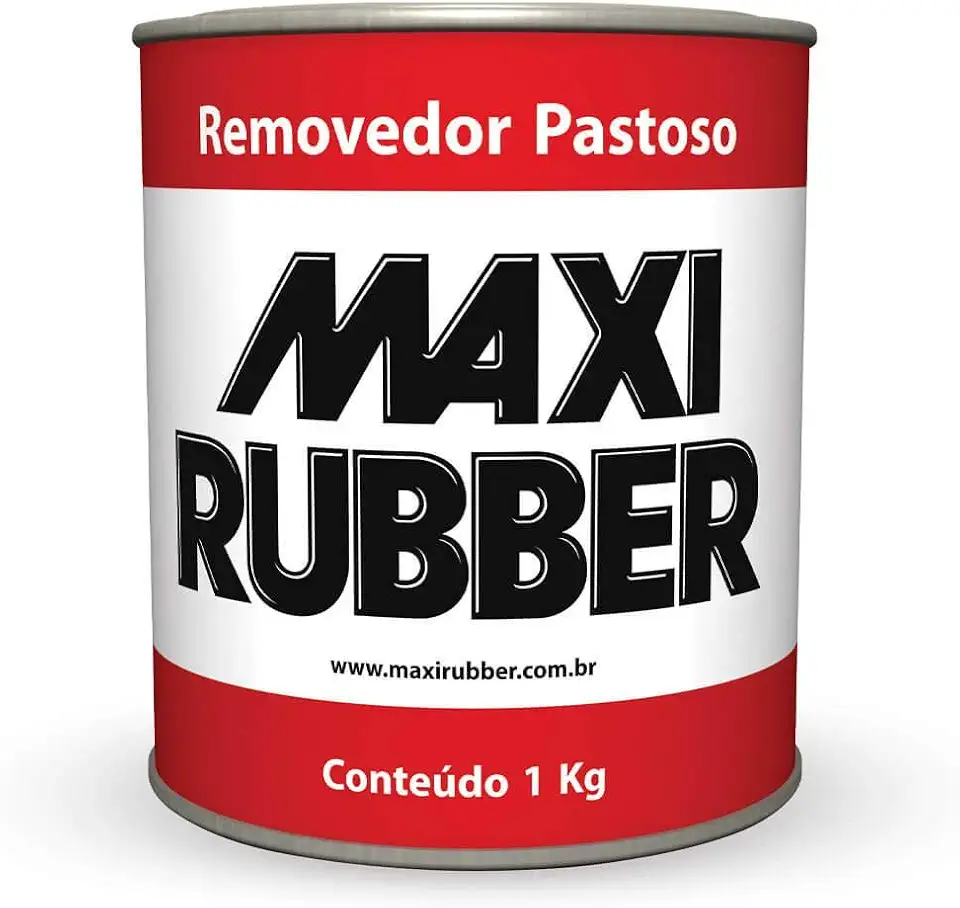 Removedor de Tinta Pastoso Maxi Rubber 1 Kg