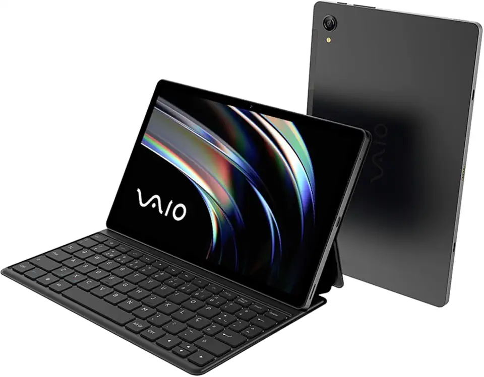Tablet VAIO TL10 4GB RAM 128GB 4G Teclado Magnético, Câmera Traseira 8MP, Bateria de 7000mAh, Tela 10.4” 2K Wifi Dual Band - Preto
