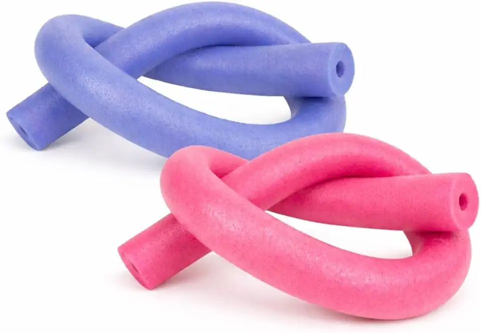 Kit 2 Boias Macarrão Espaguete de Piscina Flutuador Flexível Colorido 165cm Para Natação Hidroginástica e Lazer Aquático