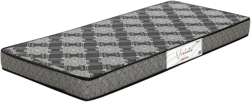 Colchão de Solteiro Violeta D20 078x188x12 Cinza Estampado Prorelax
