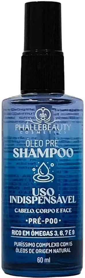 Phallebeauty Óleo Pré Shampoo Uso Indispensável 60ml Ph0625