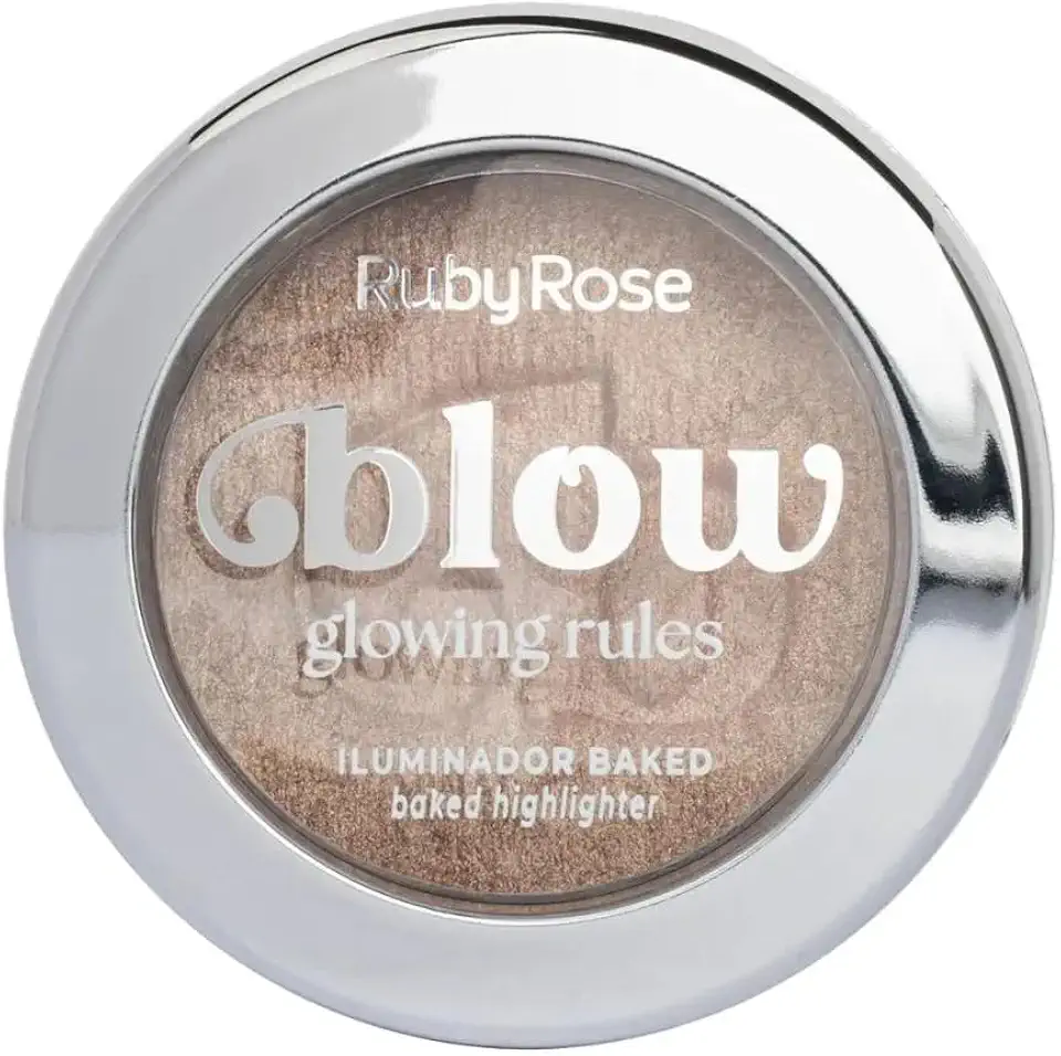 Ruby Rose - Iluminador Baked Glowing Rules Ib30 Break The Pattern Blow Hbm704-3