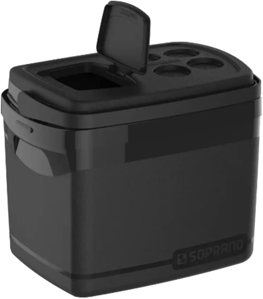 Caixa Térmica Cooler 32L com Tampa de Acesso Rápido Preta Tropical Soprano