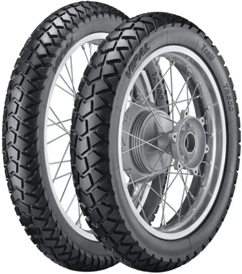 Par Pneu Bros 150 Xre 190 Crosser 150 110/90-17 + 90/90-19 Tr300 Vipal