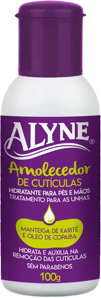 Alyne, Amolecedor de Cuticulas, 100 ml, Roxo