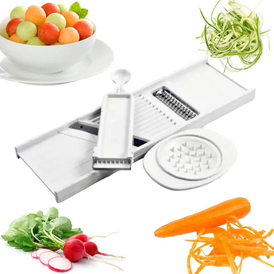 Cortador para Legumes e Boleador com Descascador Keita KP02 Kit 4 em 1