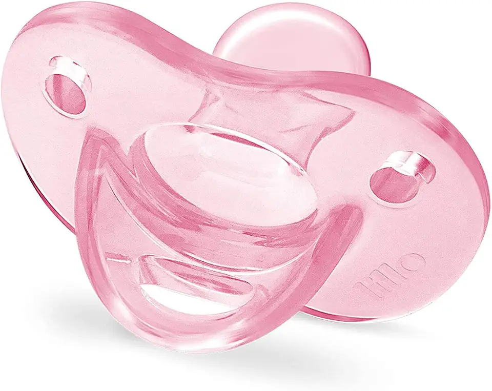 Lillo Chupeta Soft Calming 100% Silicone Simétrico Tam 1 - Rosa