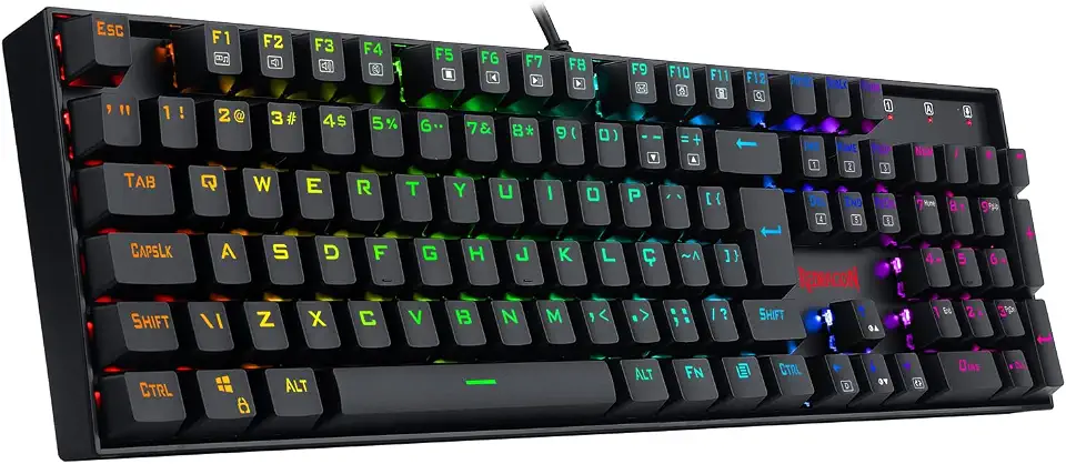 Teclado Gamer Redragon Mec Mitra Brown K551Rgb-1