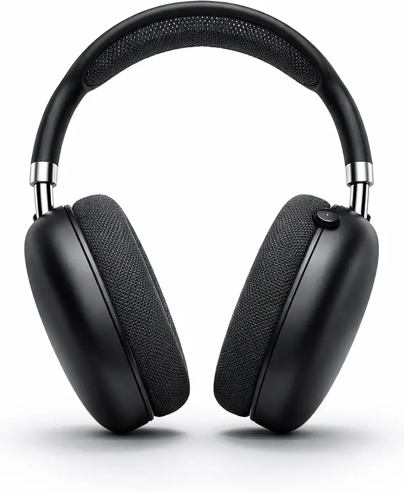 Fone de Ouvido Bluetooth 6.0, Over Ear com Redução de Ruído, Drivers 40mm, Microfone para Chamadas, Bateria até 90h, Entrada P2 e Cartão de Memória, Headphone Sem Fio - Premium
