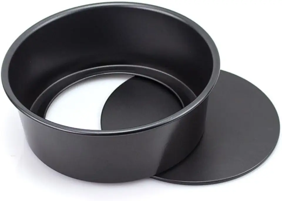 Forma Assadeira Redonda Antiaderente Teflon Com Fundo Falso Removível 22Cm X 6Cm Ideal Para Bolos Tortas E Cheesecakes