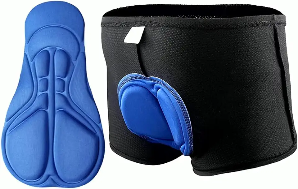 Shorts Ciclismo Bike Masculino Forro Espuma D60 Azul