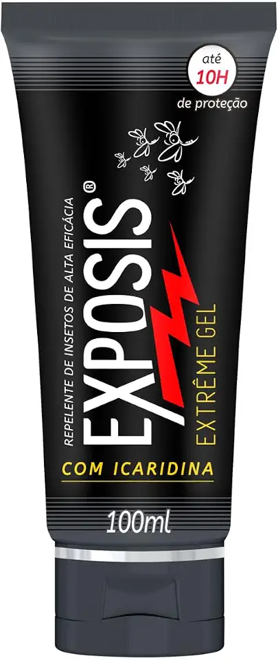 Exposis Extreme, Repelente Gel de Mosquitos, com Icaridina, Até 10h de Proteção, 100ml