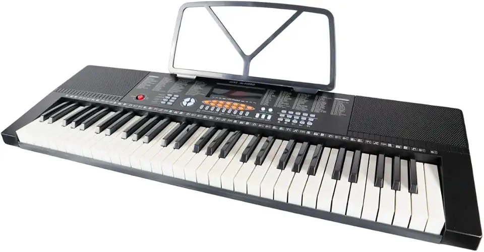 teclado musical 61 teclas 300 timbres e ritmos
