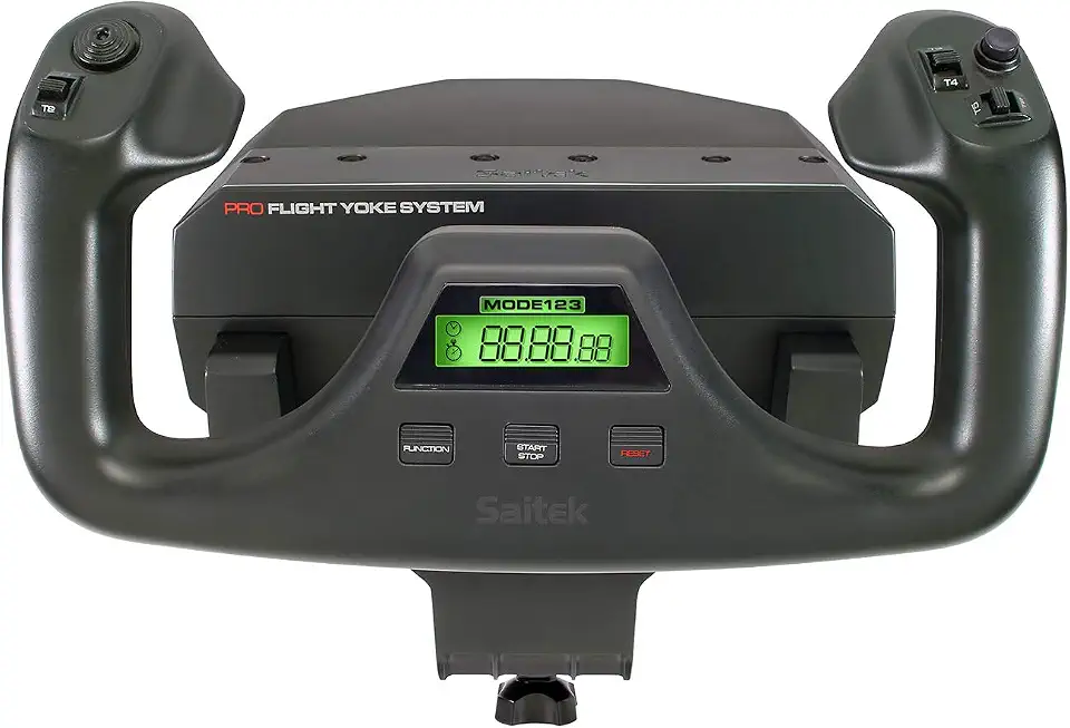 Simulação Profissional de Quadrante com Manche e Acelerador FLIGHT YOKE SYSTEM