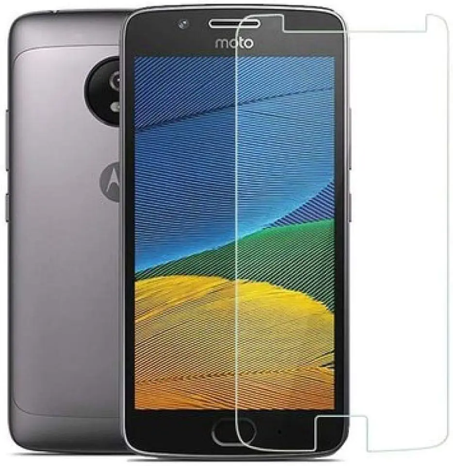 Película Protetora de Vidro para Tela de Celular, para Motorola E4, Transparente