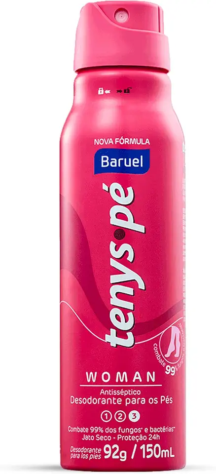 Tenys Pé Baruel Woman Jato Seco 92g - Desodorante para os pés