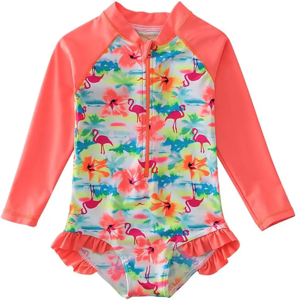 Maiô Menina Manga Longa Nylon Proteção UV 50+ by Acqua di Mare