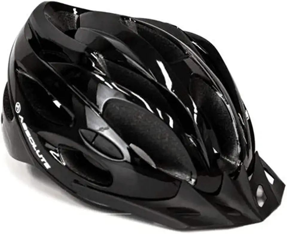 Capacete Ciclismo Absolute Nero Preto com luz Led Traseira Pisca