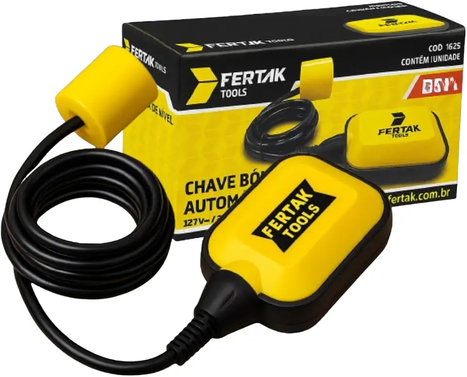 Fertak Boia Eletrica Nivel Agua Aut Eletronica Cabo 15a