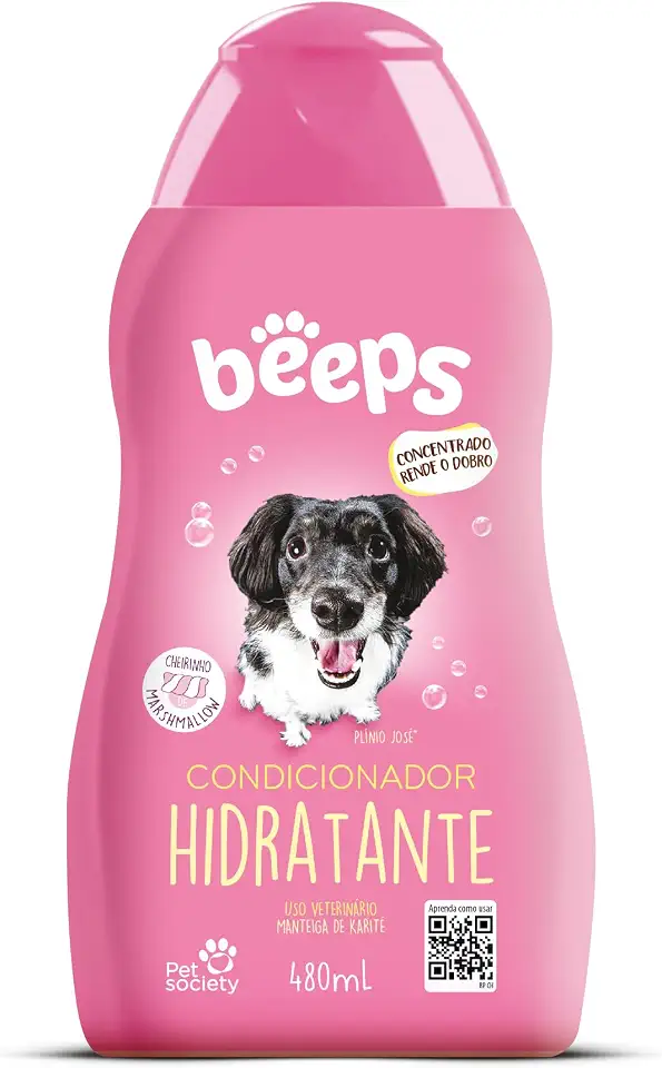 Beeps Condicionador Hidratante 480ml para cães e gatos by Pet Society
