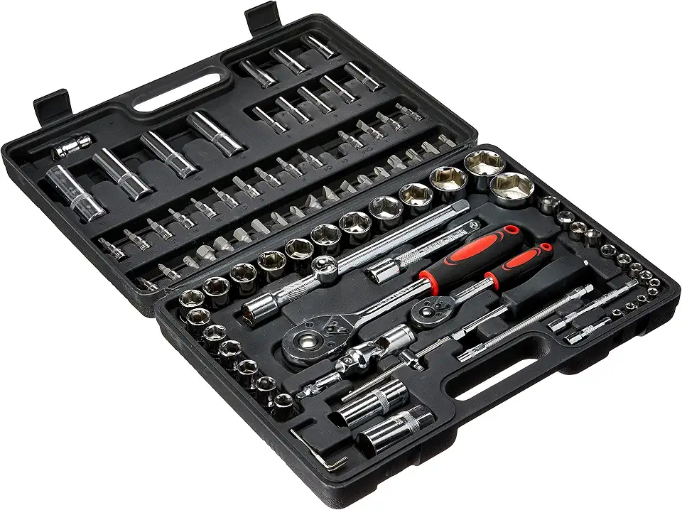 Kit de Ferramentas Catraca 94 Peças Reversível