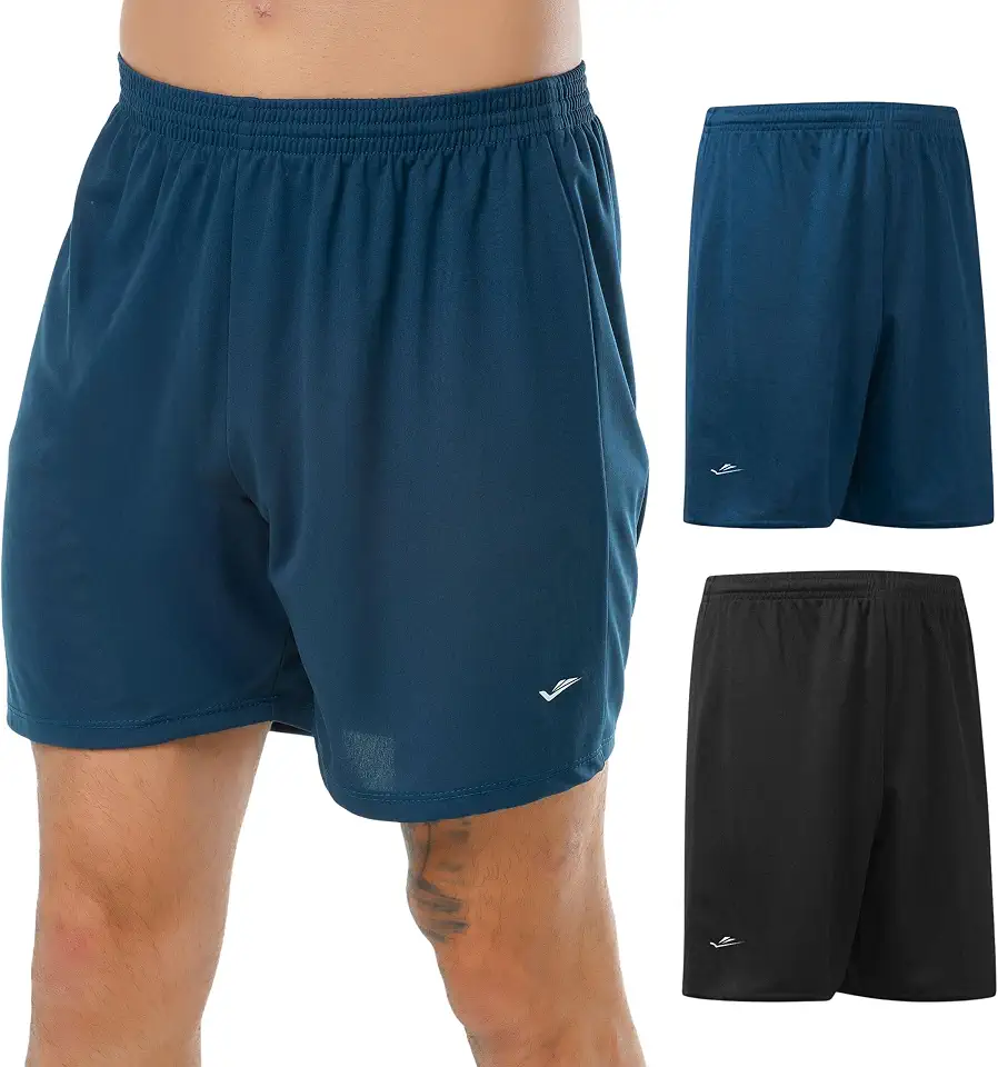 Kit 2 Short Calção Futebol Academia Bermuda Masculino Adulto