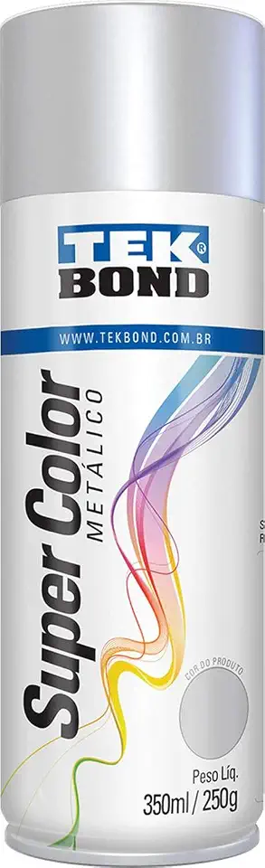 Tinta Spray Prata Metálica 350ml/250gr