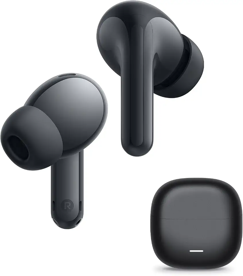 Fones de ouvido sem fio Redmi Buds 8 Lite, cancelamento de ruído ativo híbrido de 42dB, bateria 8H/36H, driver dinâmico de 12,4 mm, carregamento rápido, chamadas transparentes de microfone duplo, par