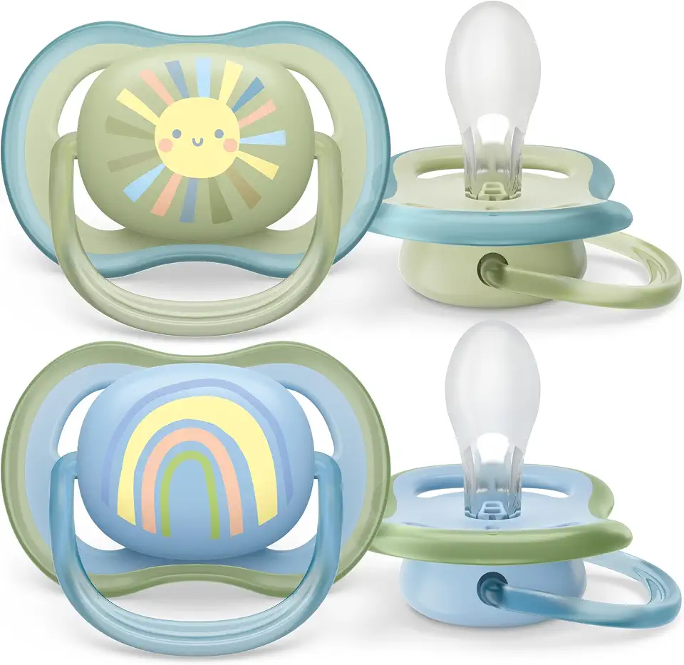 Chupeta Dupla Ultra Air Philips Avent Decorada Recém Nascido 0-6M