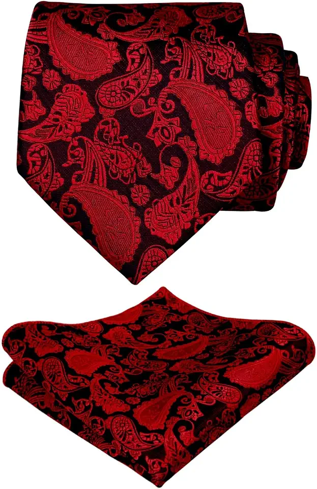 Conjunto de lenço masculino clássico vintage com estampa da mesma cor