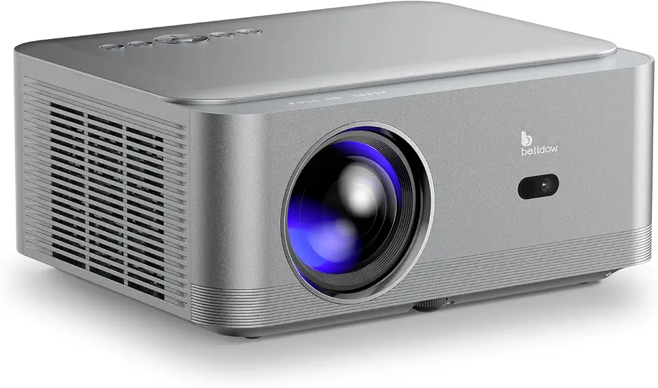 Bettdow Projetor 4k 8k 18000 Lumens [Netflix-Licensed] Hd 1080p nativo, Smart Projetores Retroprojetor Portatil 500 ANSI WiFi 6 BT 5 HDMI2.1, Auto Correção Trapezoidal, Foco Eletronico AC1082