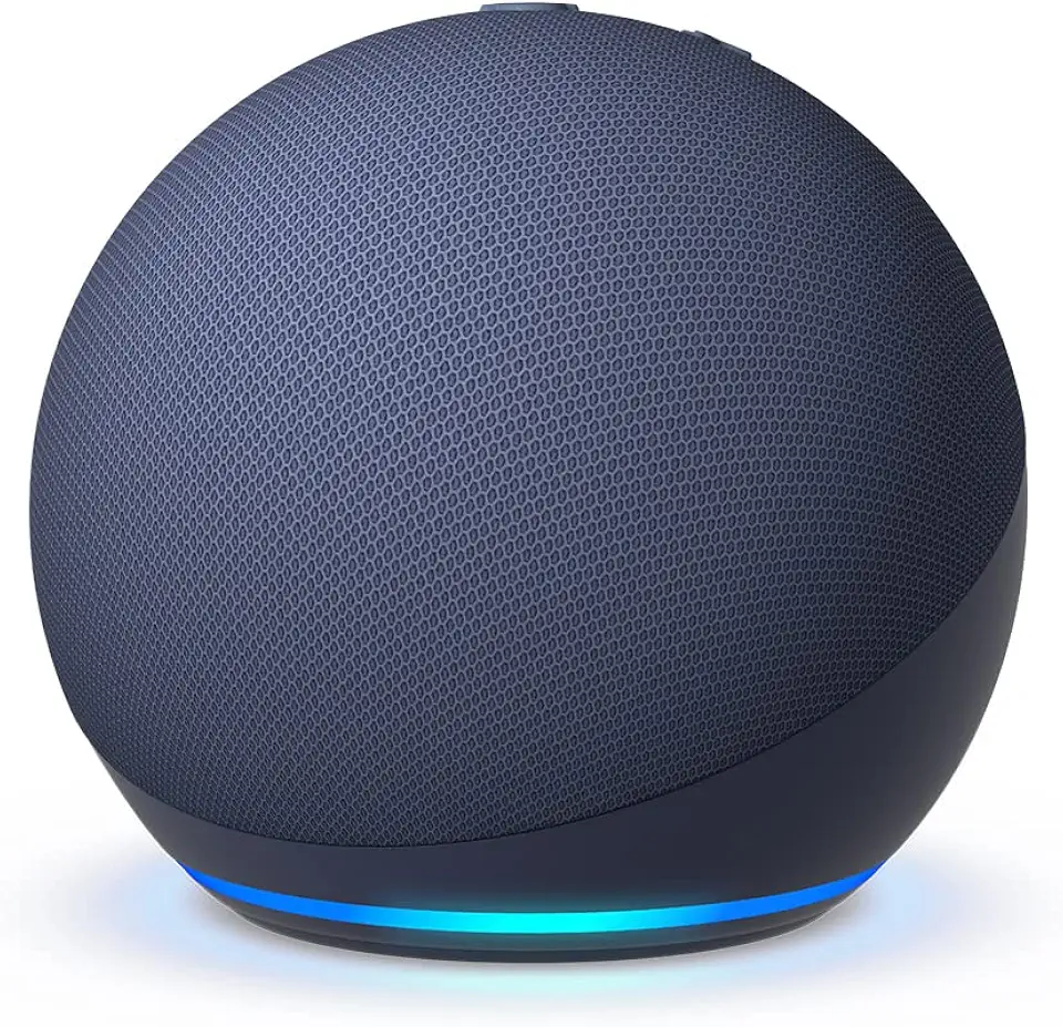 Echo Dot (Geração mais recente) | Smart speaker com Alexa, som vibrante e potente, Wi-Fi e Bluetooth | Cor Azul