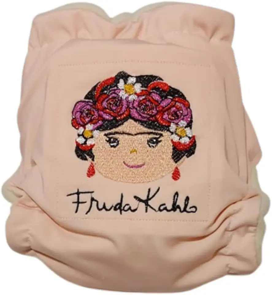 Fralda Ecológica AURORINHA SUSTENTÁVEL Pocket Inspiração FRIDA KAHLO Tamanho Único 4kg/18kg