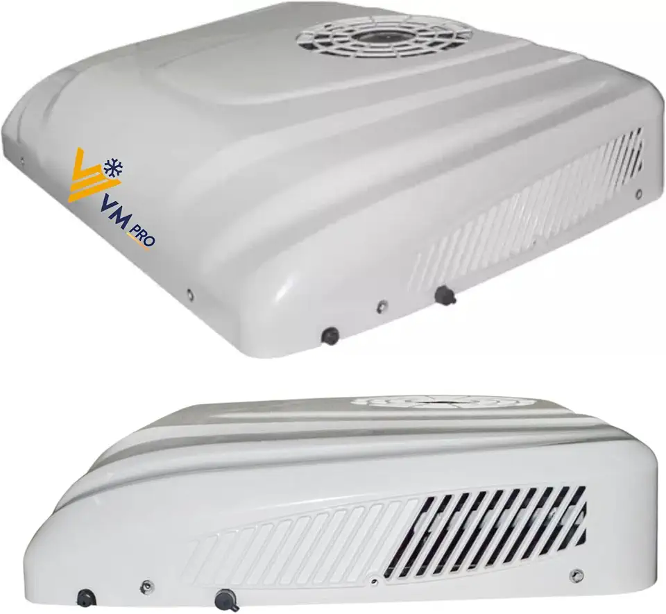 Ar-Condicionado Elétrico 24V | VM PEÇAS | Teto Slim 12000BTUs | Inverter | Caminhões, Vans, MotorHomes | Instalação Fácil