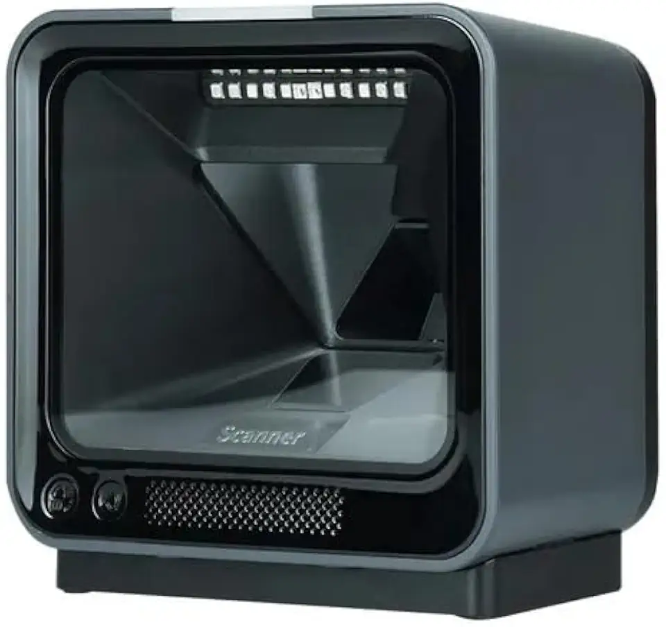 Leitor De Código Barras Scanner Suporte Qr 1d 2d Preto 5vusb Preto