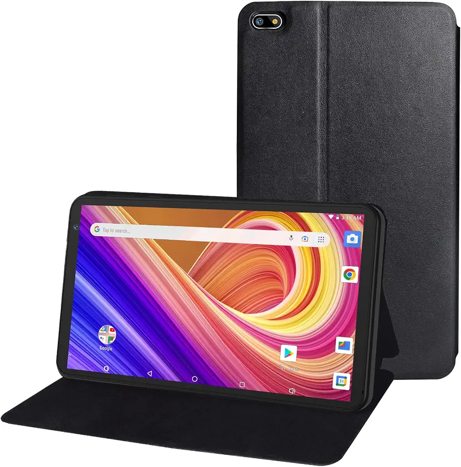 PRITOM Tablet de 7 Polegadas 32 Gb -Android 11 Tablet Pc com Processador Quad Core, Tela Ips Hd, Câmera Dupla, Wifi, Bluetooth, Tablet com Capa, 2023