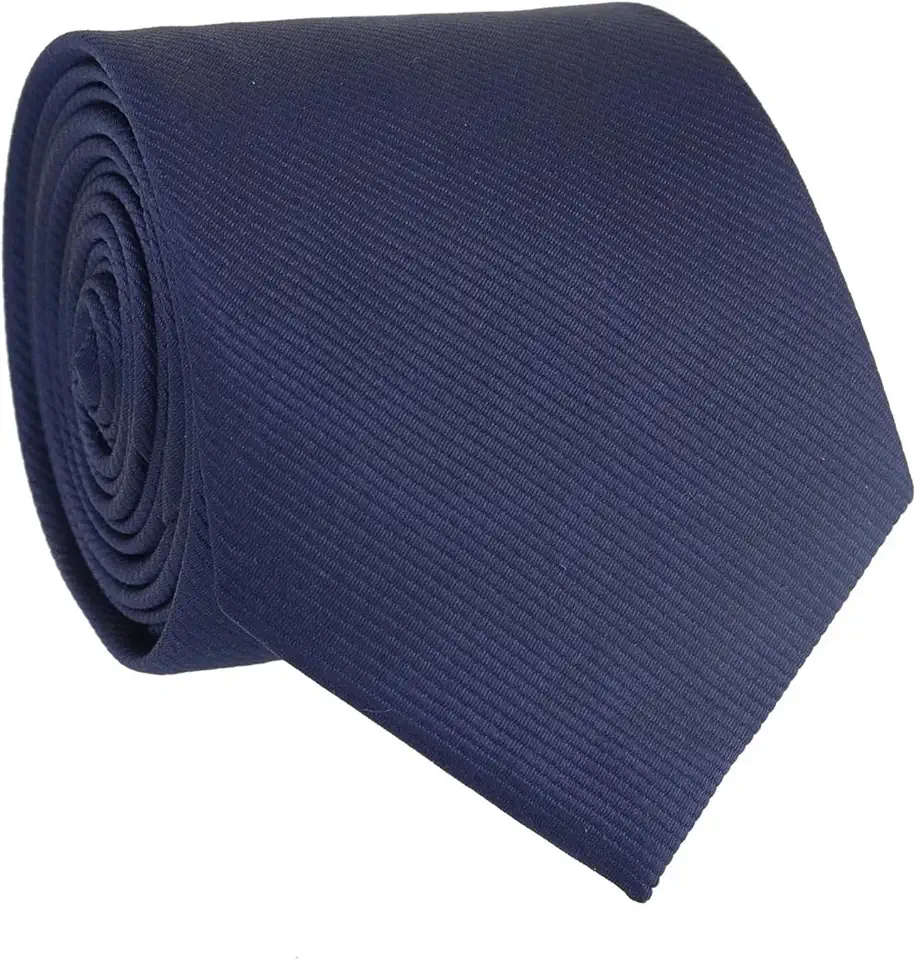 Gravata Social Masculina Azul Marinho Semi Slim Lisa Casamento Padrinhos Fardamento Evento
