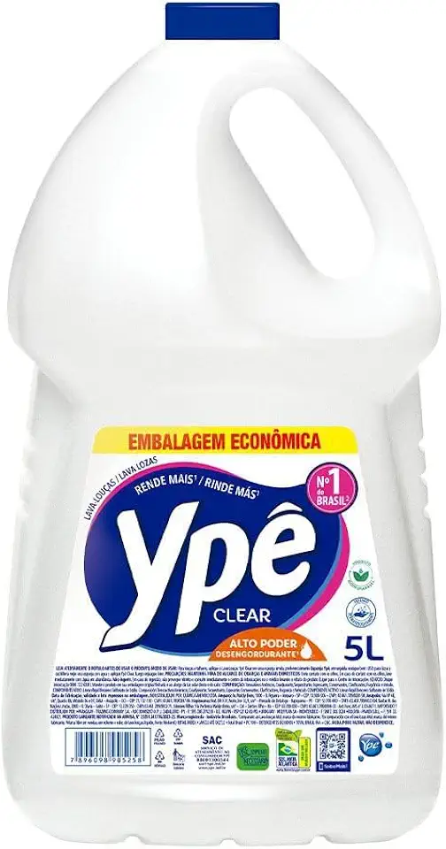 Ypê Detergente Clear 5L