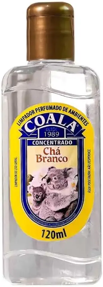 Coala Essencia Limpador Perfumado de Ambiente 120ml Cha Branco