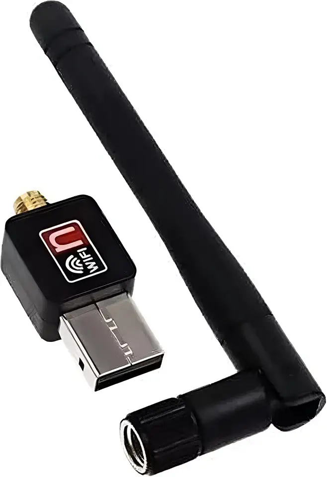 Adaptador Wireless USB Antena Wifi 1800Mbps Para Computador Notebook 2.4GHz Compatível Windows MAC Linux Sem Fio Andarix