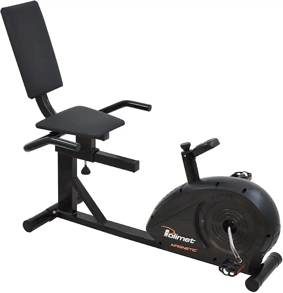 Poli Sports Bicicleta Ergométrica Horizontal BH3800 Preta
