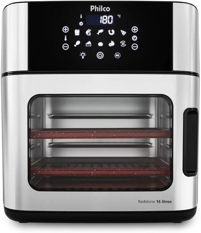 Air Fryer Philco 16L 4 em 1 Painel Digital PAF16A 220V