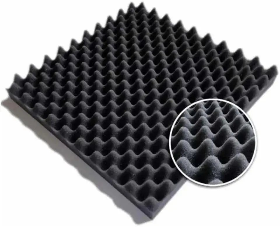 Kit com 10 placas Acústicas - 50x50x2cm - Anti chama