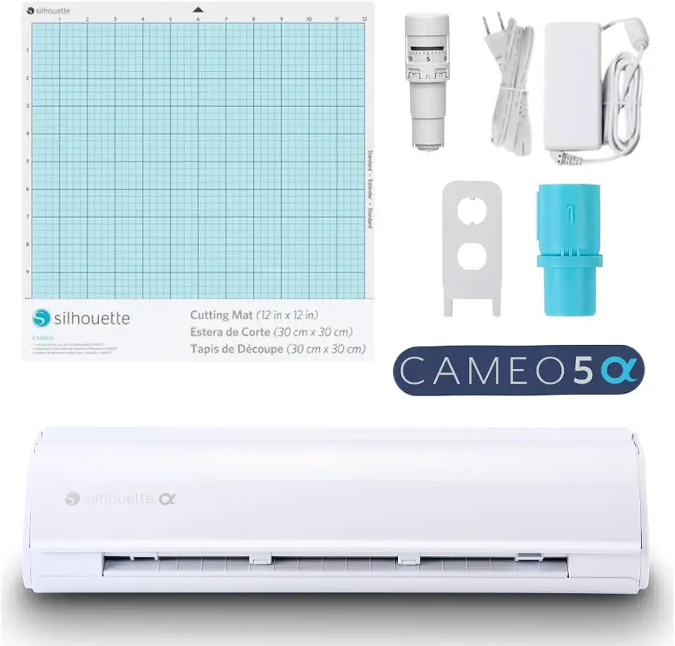 Silhouette Cameo 5 Alpha Branca – Máquina de Recorte Avançada, Profissional, Corte Rápido e Potente - Precisão, Versatilidade e Criatividade em Outro Nível