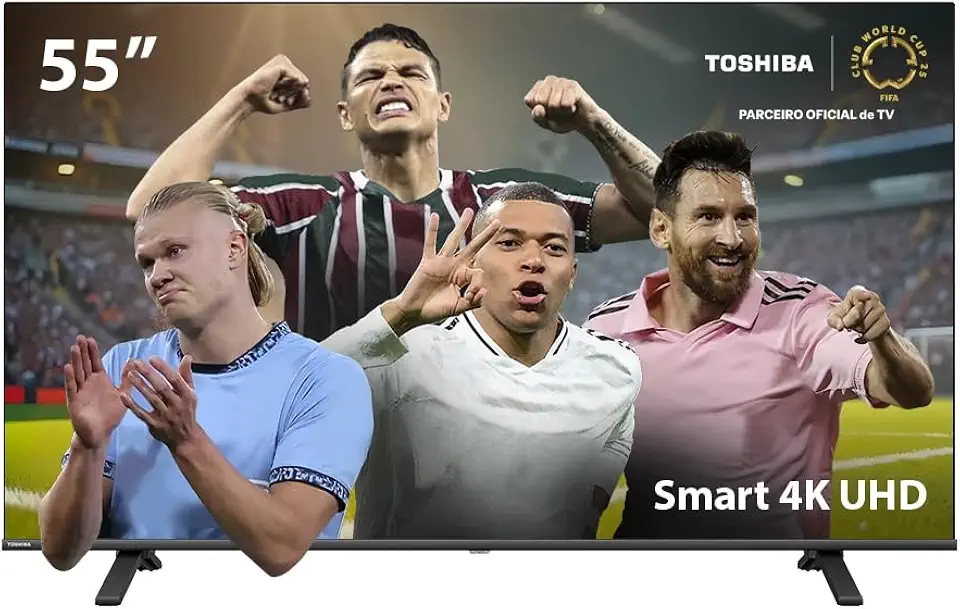 Smart TV 55" 4K Dolby Audio Toshiba Vidaa - TB023M