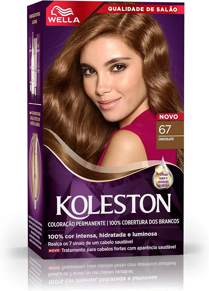 Koleston Tinta De Cabelo Chocolate 67 Coleção Noites Iluminadas Por Ivete Sangalo Chocolate 67