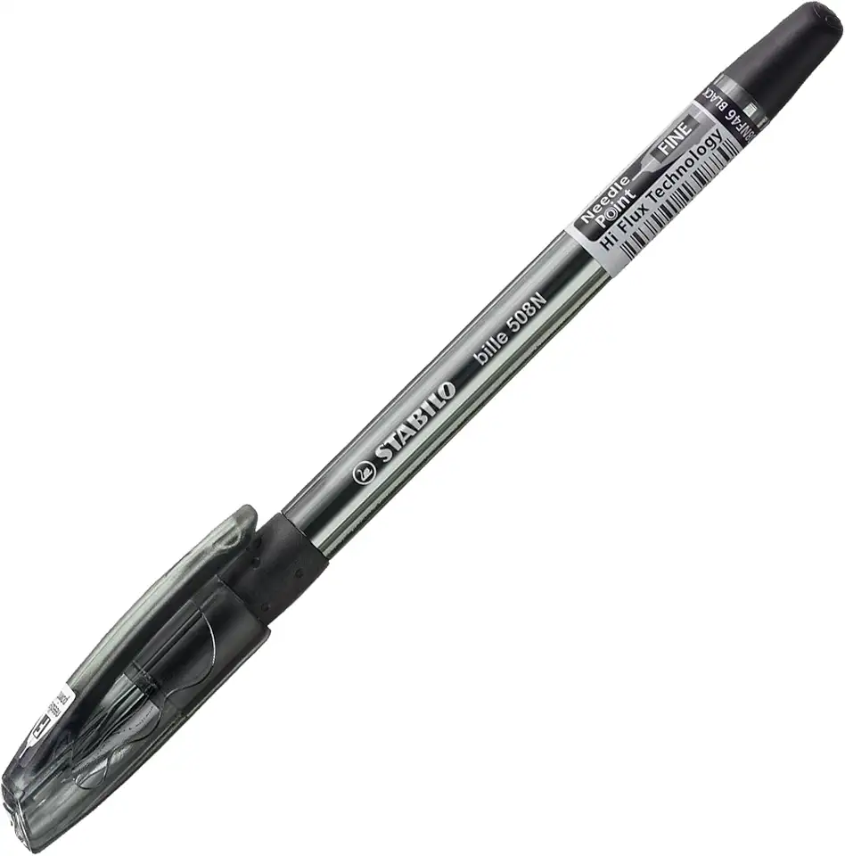 Caneta Esferográfica – STABILO Bille 508N – Pacote com 1 unidade – Preto
