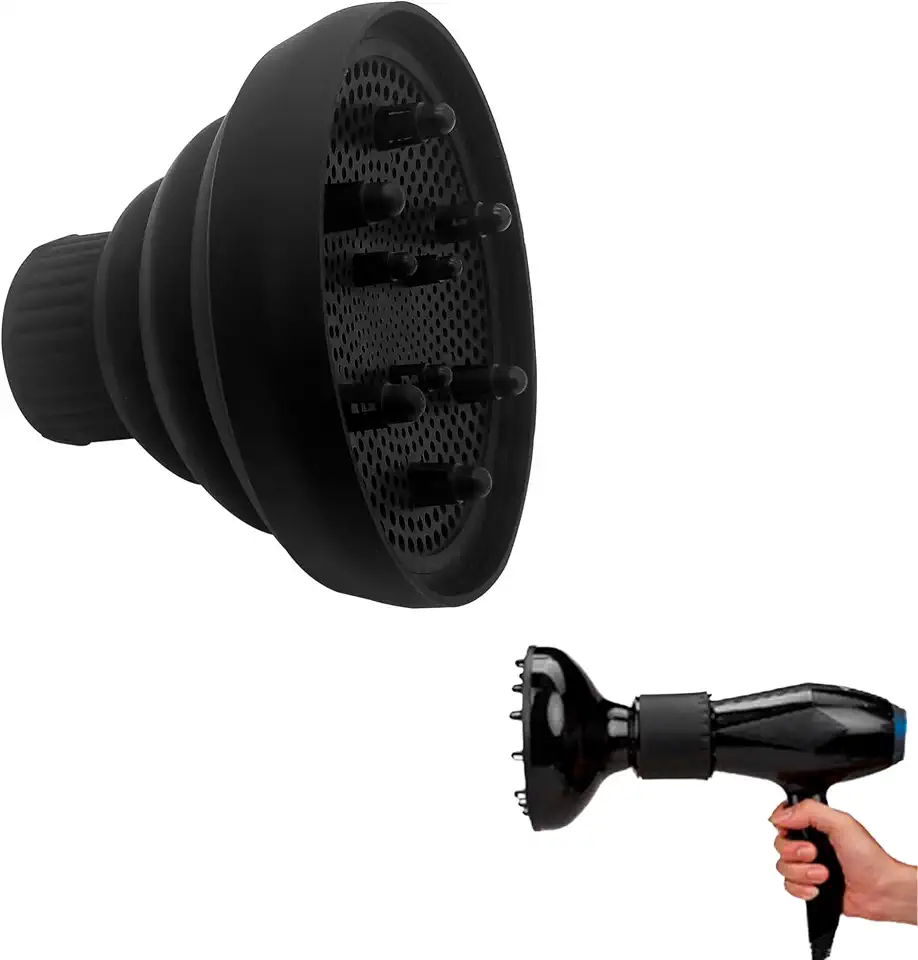Difusor Universal para Secador, Definidor de Cachos Anti Frizz