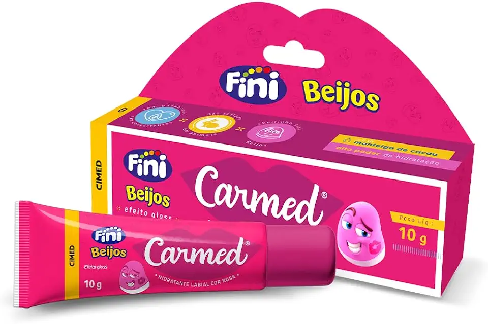 Carmed Fini Beijos Hidratante Labial com cor 10g